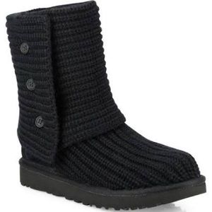 COPY - Crochet Black Uggs